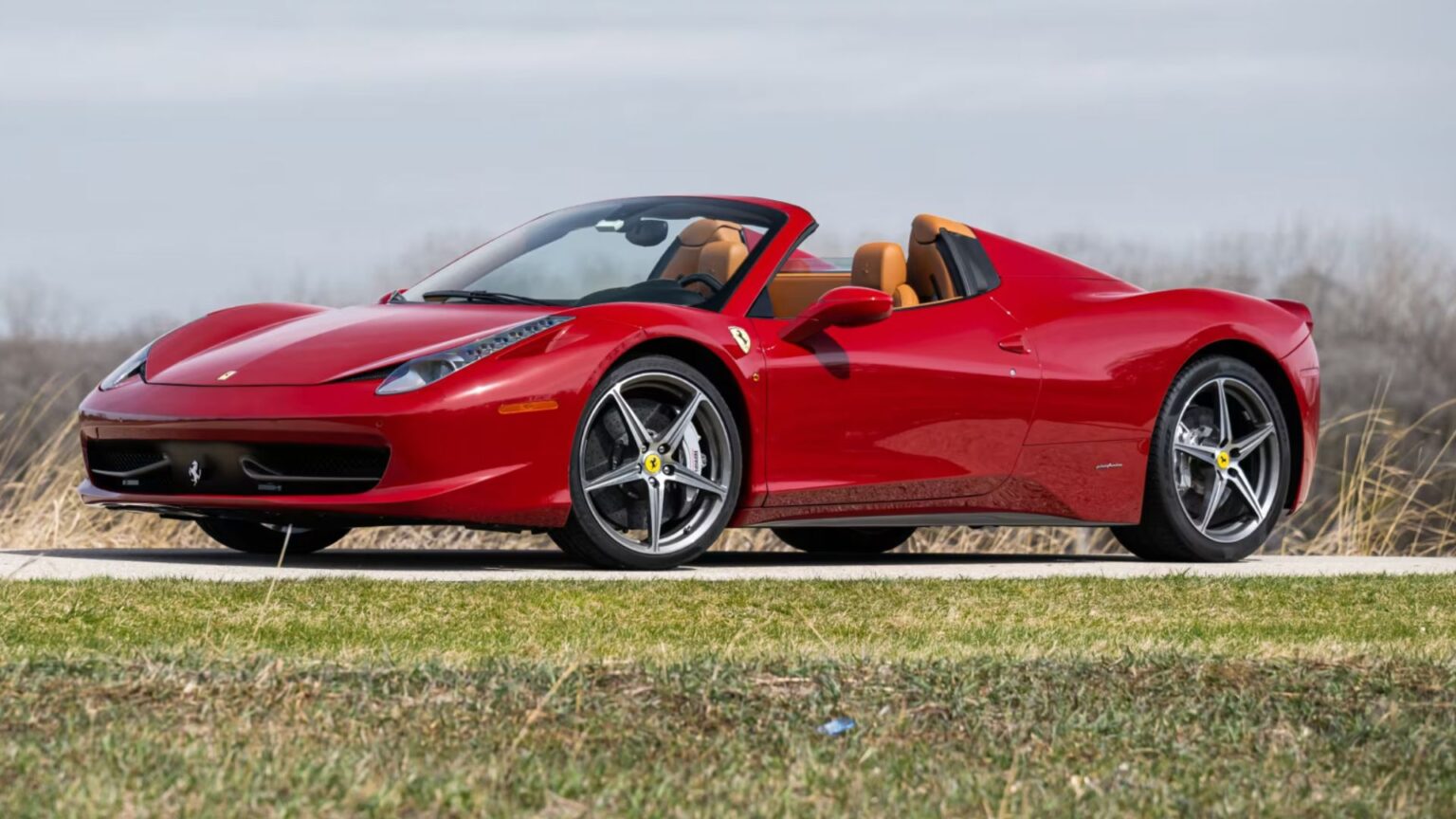 Rare 2014 Ferrari 458 Spider Heads To Mecum Indy 2024 Auction Modern