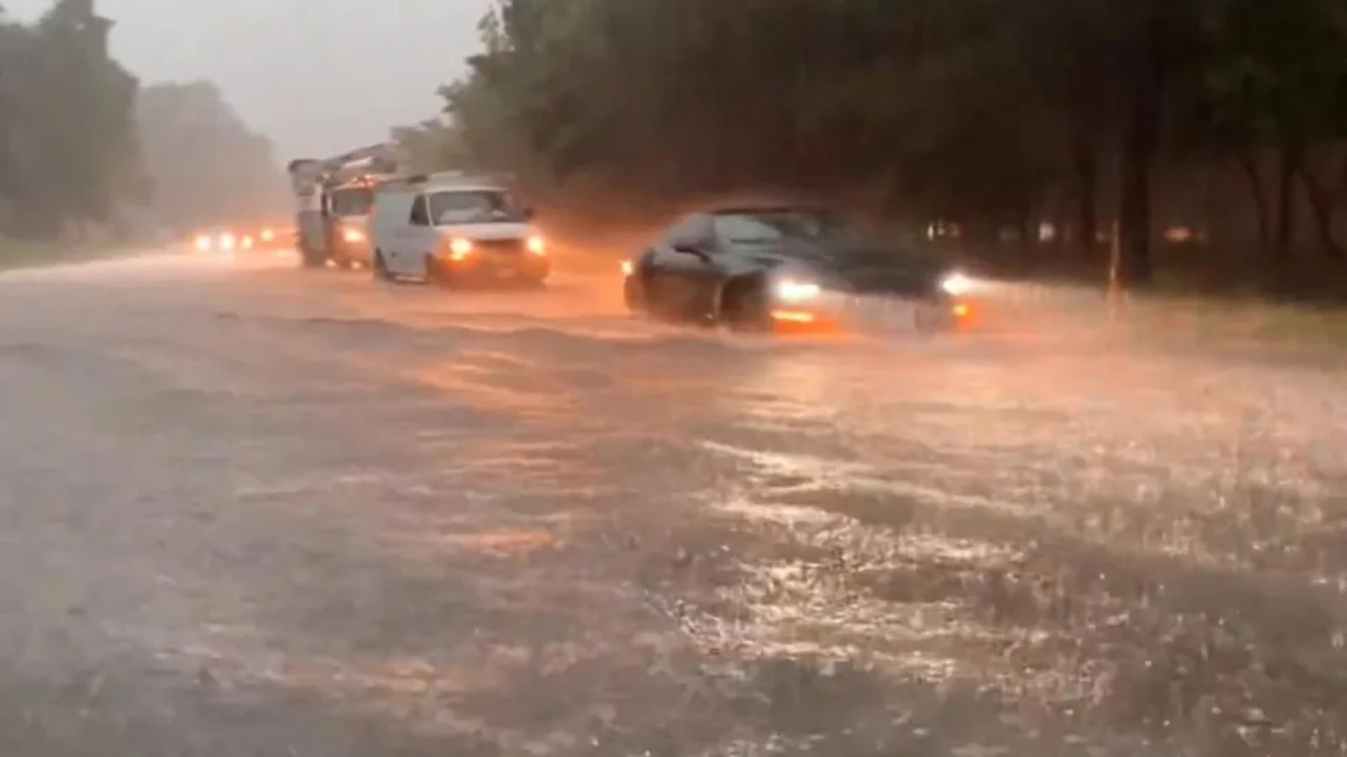 Amid Flood Chaos, a Lexus LC Navigates Houston's Waters