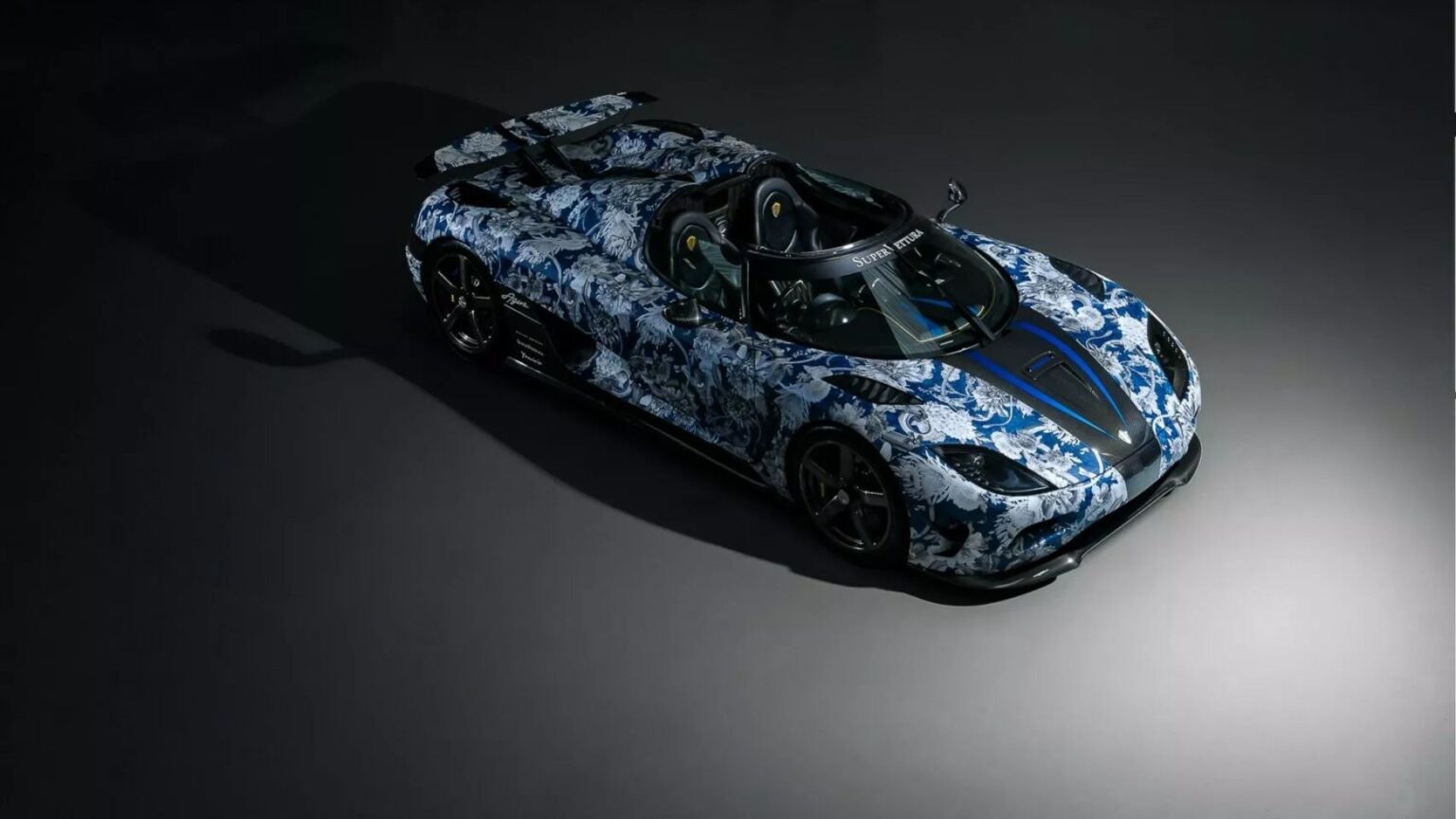 Bespoke Koenigsegg Agera N Stuns in Custom Floral Wrap at UK Car Event ...