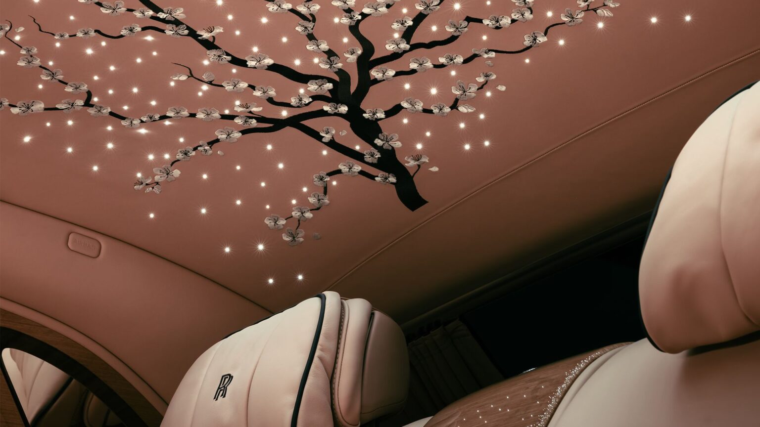 Phantom Roses Car Rolls-Royce Phantom Cherry Blossom Blooms as One-of-One Ode to Spring ...
