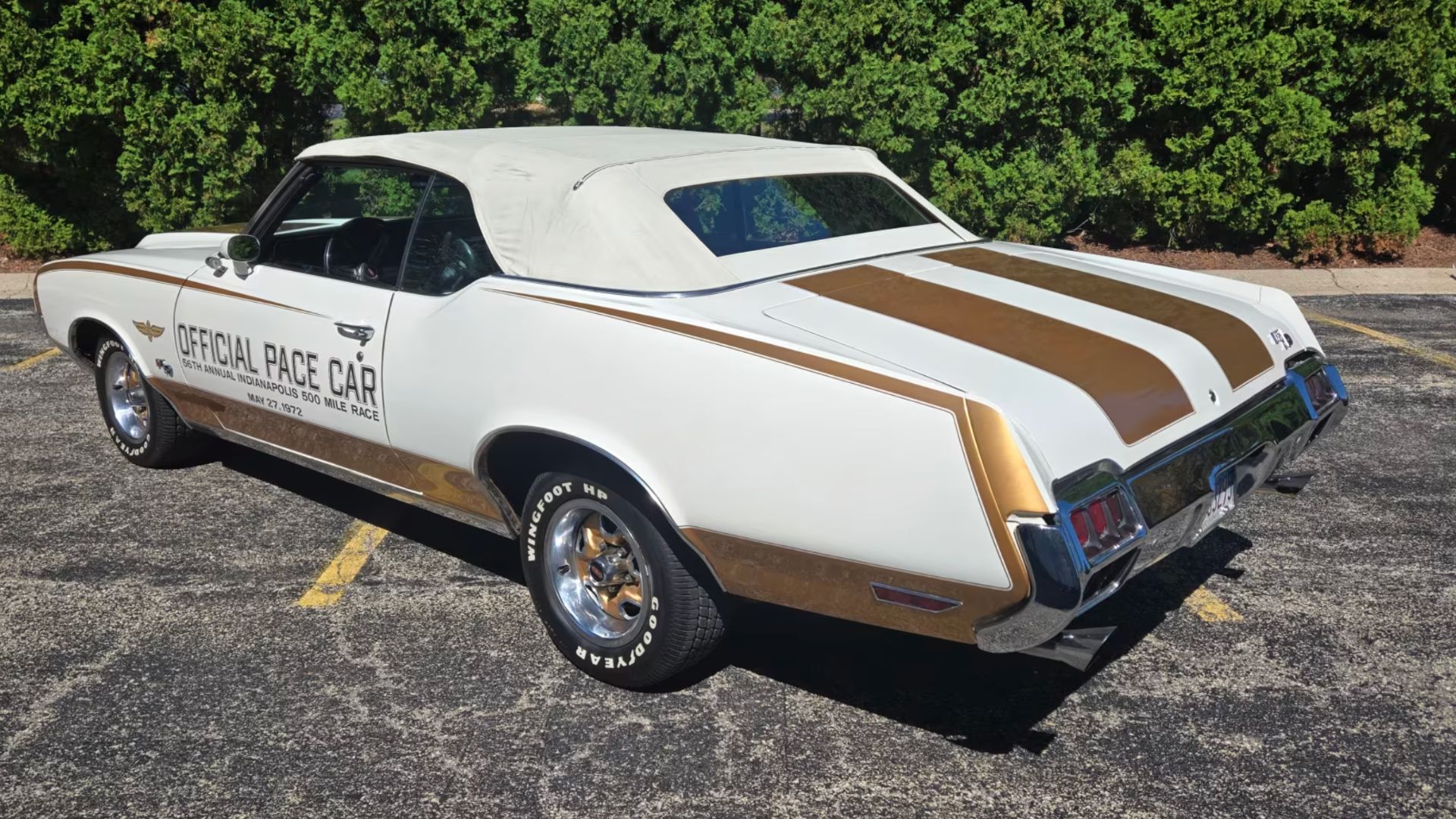 1972 Oldsmobile Hurst/Olds Pace Car Convertible to Cross the Block at ...