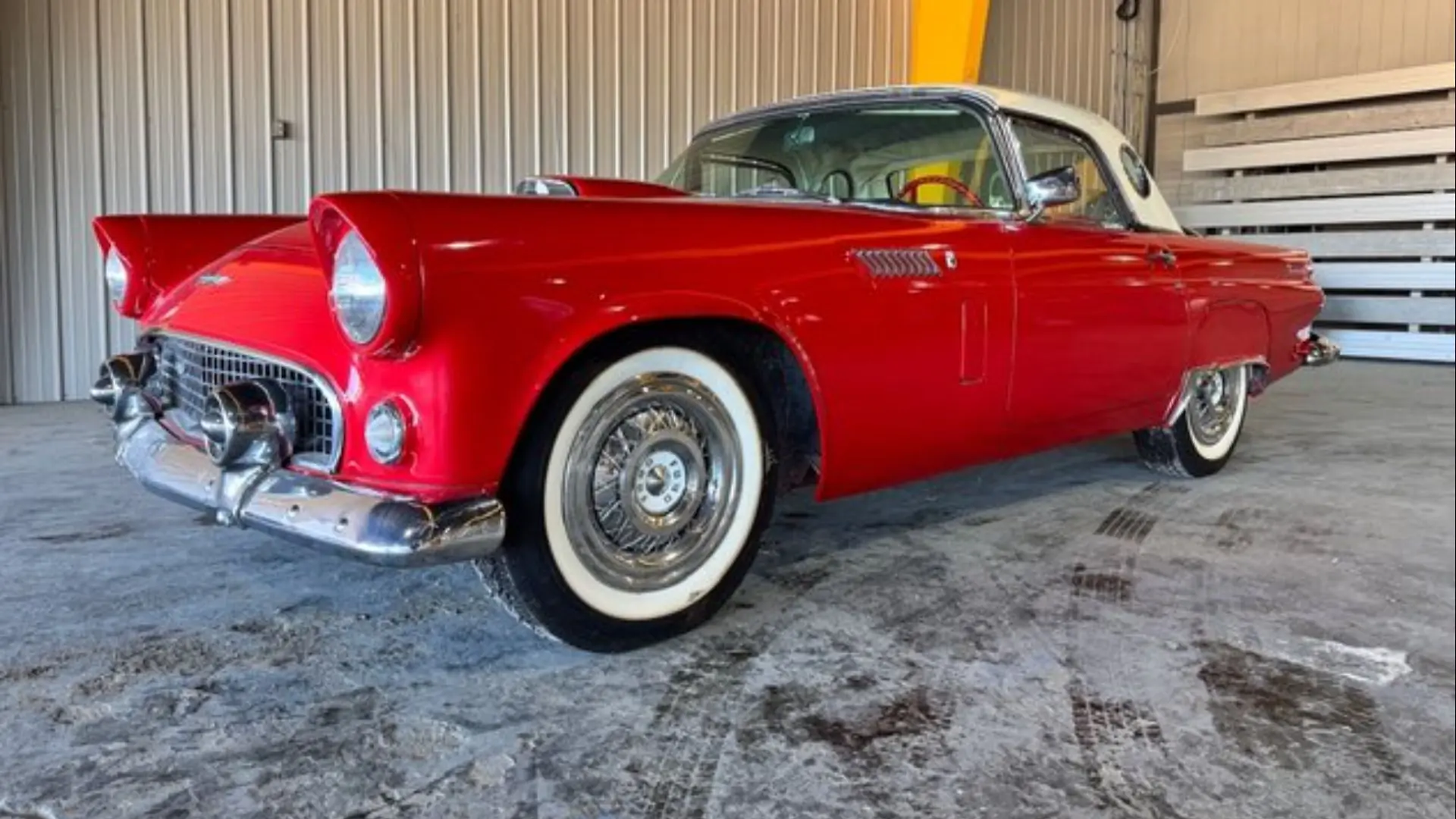 Rare 1956 Ford Thunderbird Convertible Heads to Auction With No Reserve At Henderson - featured image