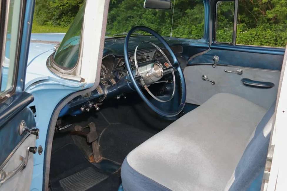 Interior of Buddy Holly's 1955 Pontiac Chieftain