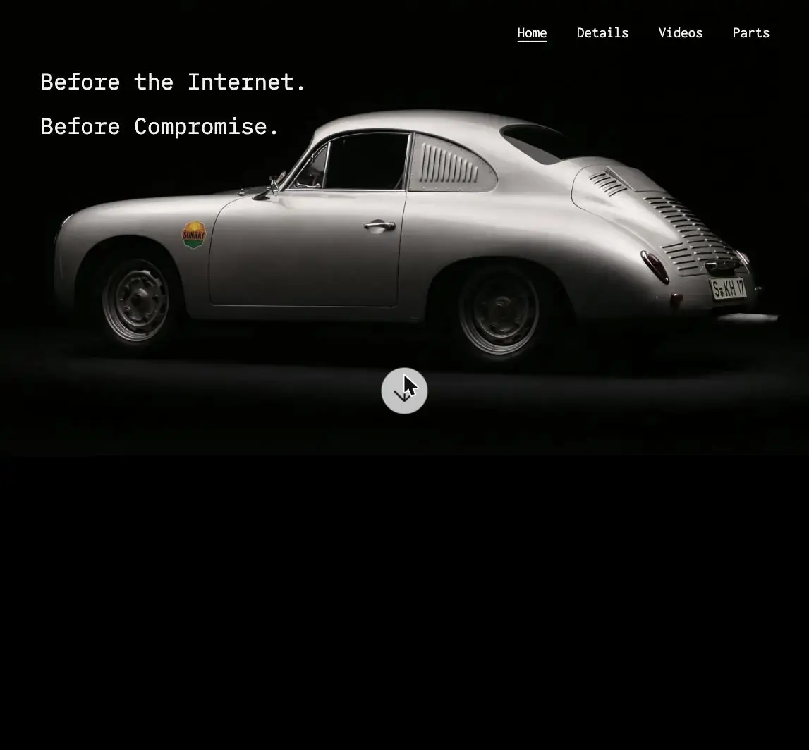 Before the Internet. Before Compromise. This 1960 Porsche 356B Sunroof Coupe Abarth Tribute Is the Real Thing. Now on Bring a Trailer. - featured image