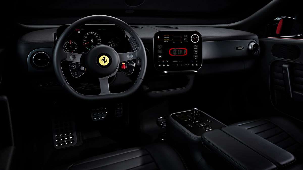 Ferrari Luce interior and exterior design