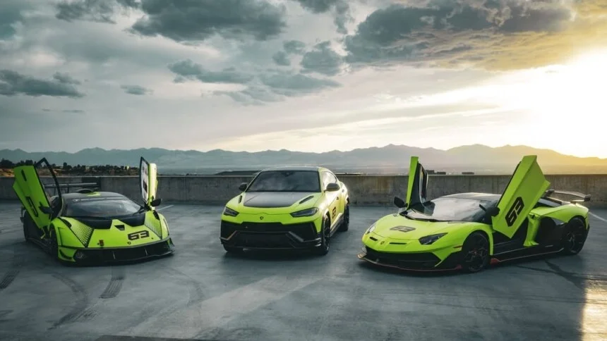Rare Matching Trio of Lamborghinis Hits the Market in Collector’s Dream Listing - featured image