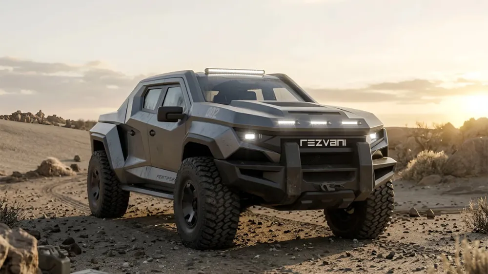 Rezvani Unveils 850-HP Fortress Pickup With Armor, Luxury and Apocalypse-Ready Options - featured image
