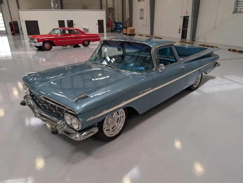 1959 Chevrolet El Camino: A Pro-Touring Restomod Built for George Poteet at GAA Classic Car Auction - featured image
