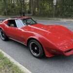 Front three-quarter view of the LS1-swapped 1975 Chevrolet Corvette pro-touring coupe, Lot FR0033, consigned to GAA Classic Cars' July 2026 auction