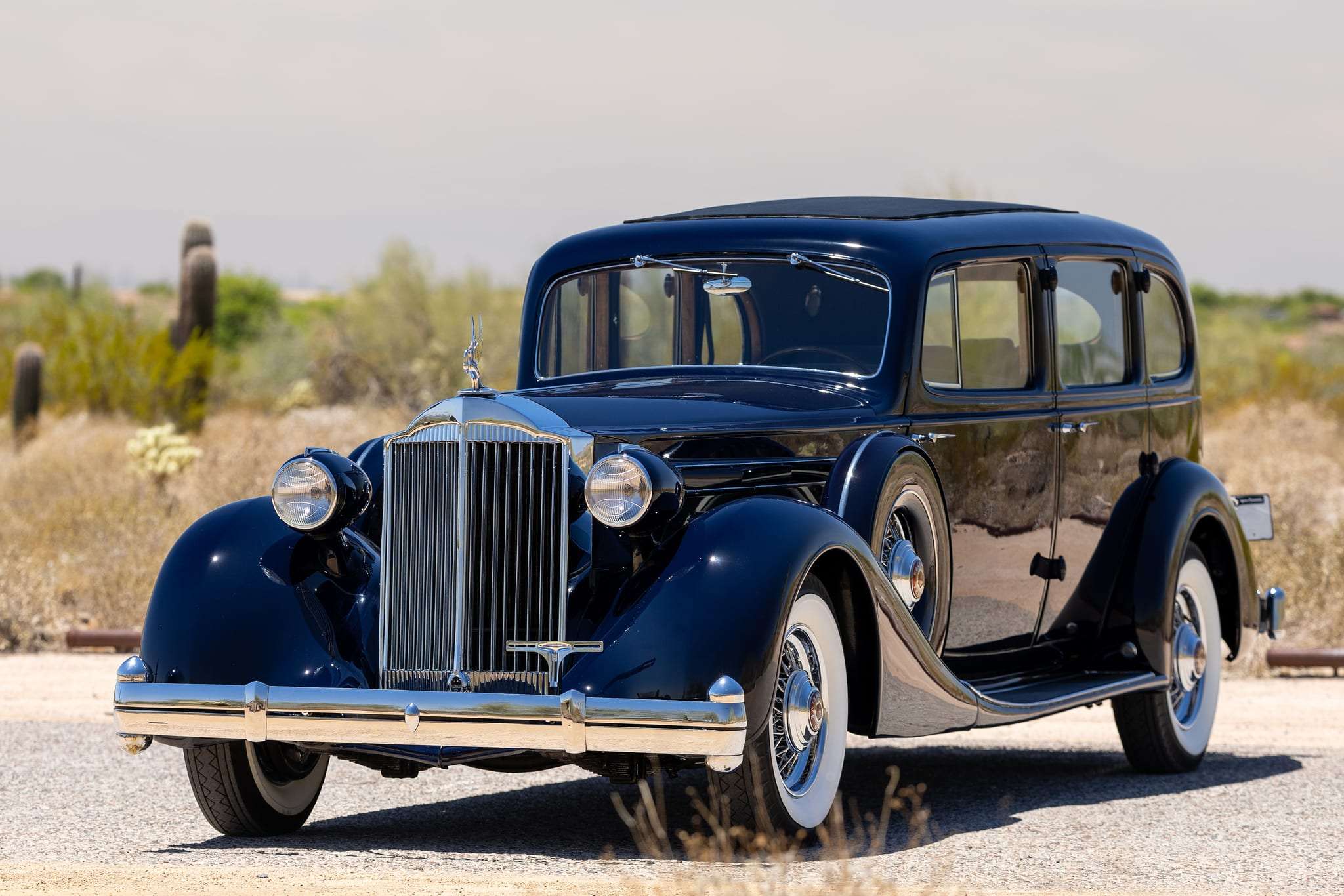 Front three-quarter view of the 1935 Packard Twelve Series 1208