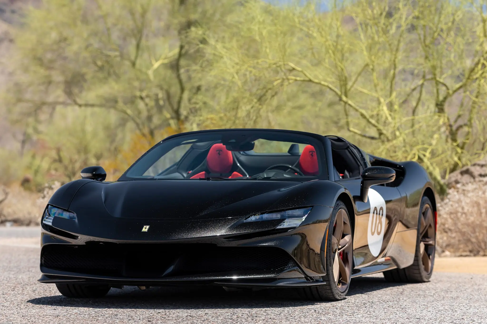 The Real Story Behind This Ferrari SF90 Spider Isn’t the Bid. It’s the Atelier Plaque Between the Seats. - featured image