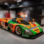 Mazda's Le Mans-winning 787B, sister car to the 767B that caught fire at Laguna Seca