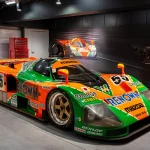 Mazda's Le Mans-winning 787B, sister car to the 767B that caught fire at Laguna Seca