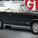 1965 Pontiac GTO convertible in black with Parchment interior, the featured car in Dream Giveaway's charity sweepstakes