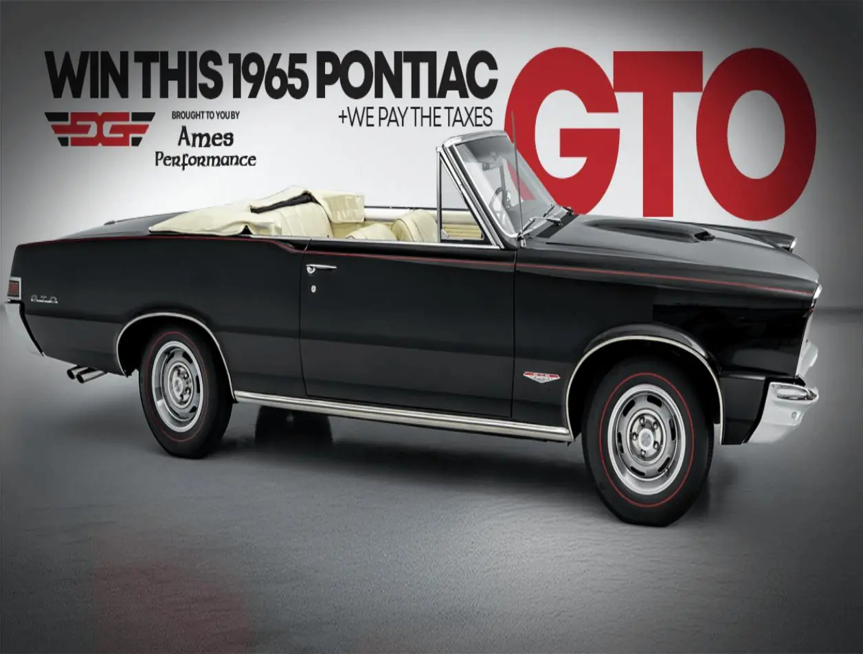 Win a 1965 Pontiac GTO Convertible — Dream Giveaway’s Latest Charity Sweepstakes - featured image