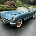 Rare Pennant Blue 1955 Chevrolet Corvette For Sale at Carlisle Auctions 1955-chevrolet-corvette
