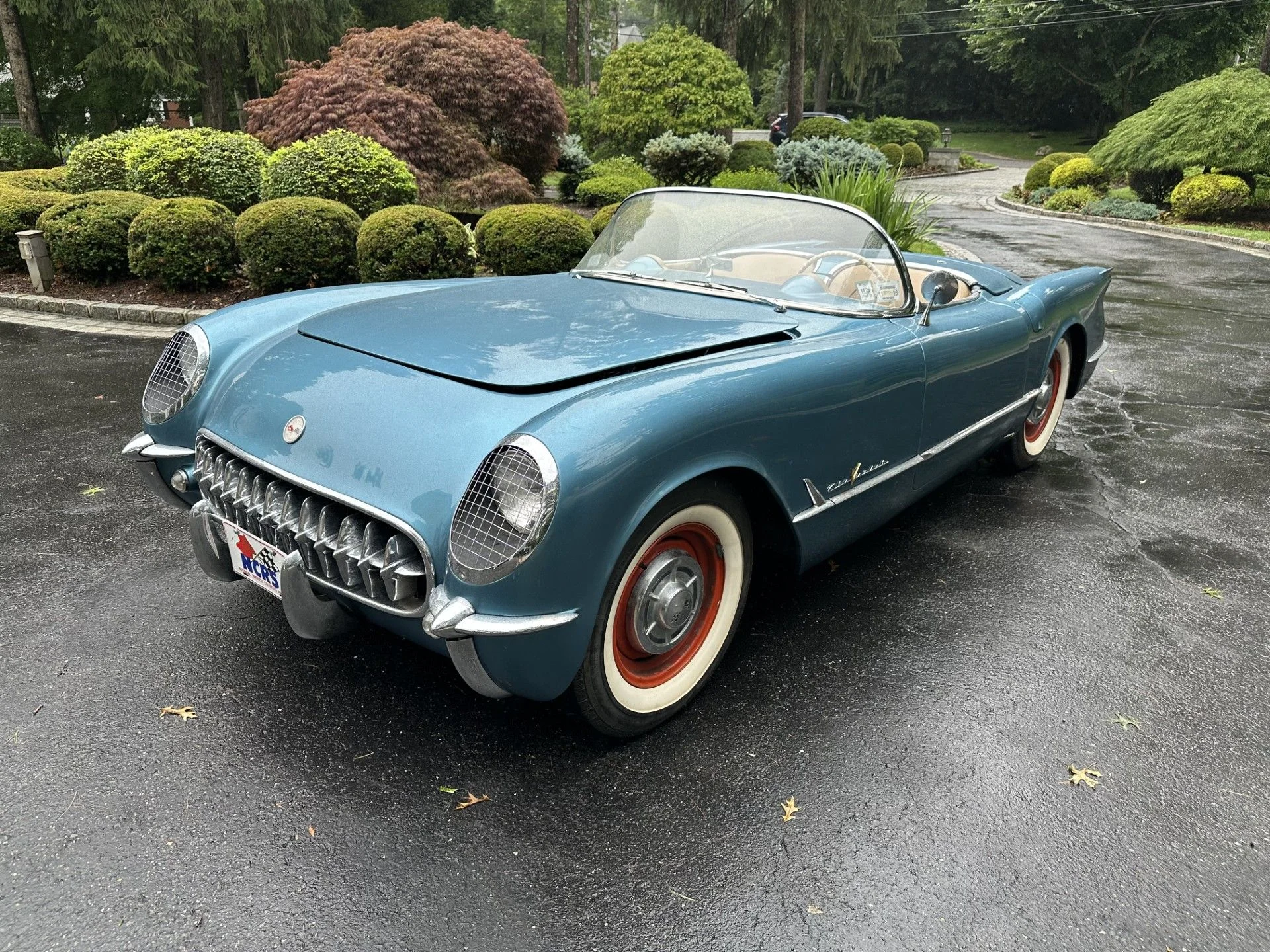 Rare Pennant Blue 1955 Chevrolet Corvette For Sale at Carlisle Auctions - featured image
