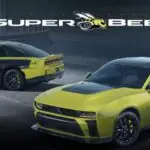 The 2027 Dodge Charger Super Bee Isn't Significant Because It's the Most Powerful Super Bee Ever. It's Significant Because It Confirms the V8 Era Is Over. 2027 Dodge Charger Super Bee Launch Edition in Diamond Black and Sucker Punch colors, twin-turbo Sixpack inline-six muscle cars