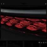 Close-up of the Bentley Torcal's diamond-pattern taillight, illustrating the model's floating diamond design motif