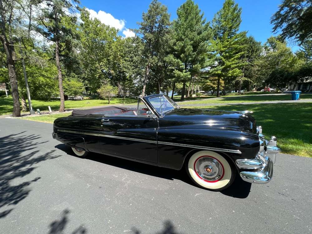 1951 Mercury Eight convertible in black