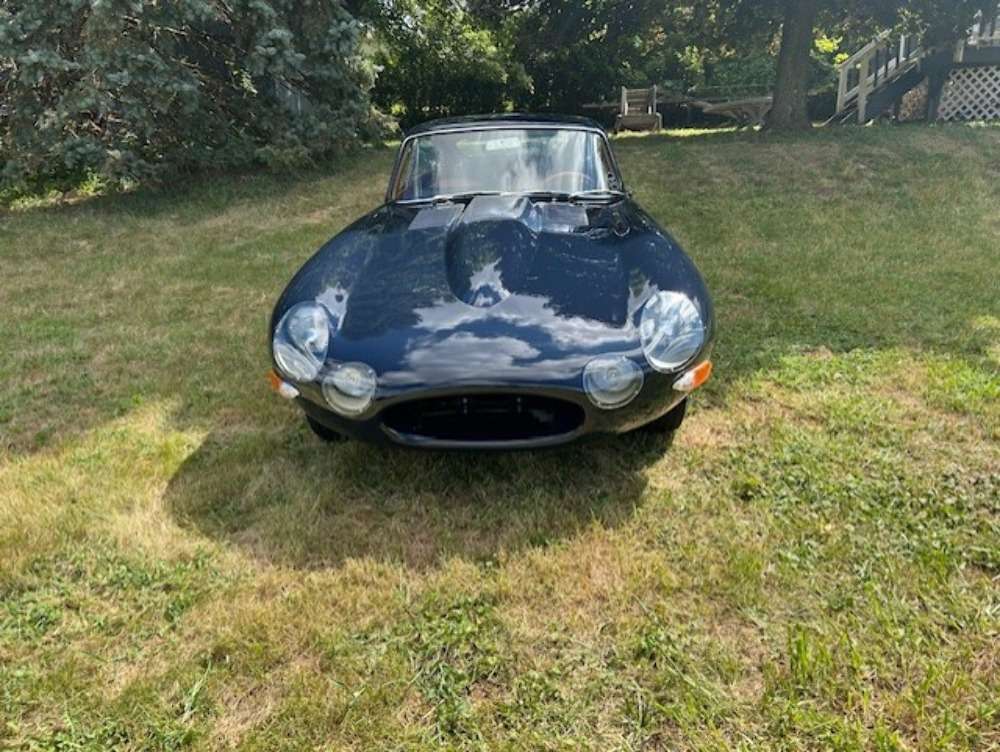 Side profile of the 1964 Jaguar XKE Series 1 3.8 Competition coupe offered at the Saratoga Motorcar Auction