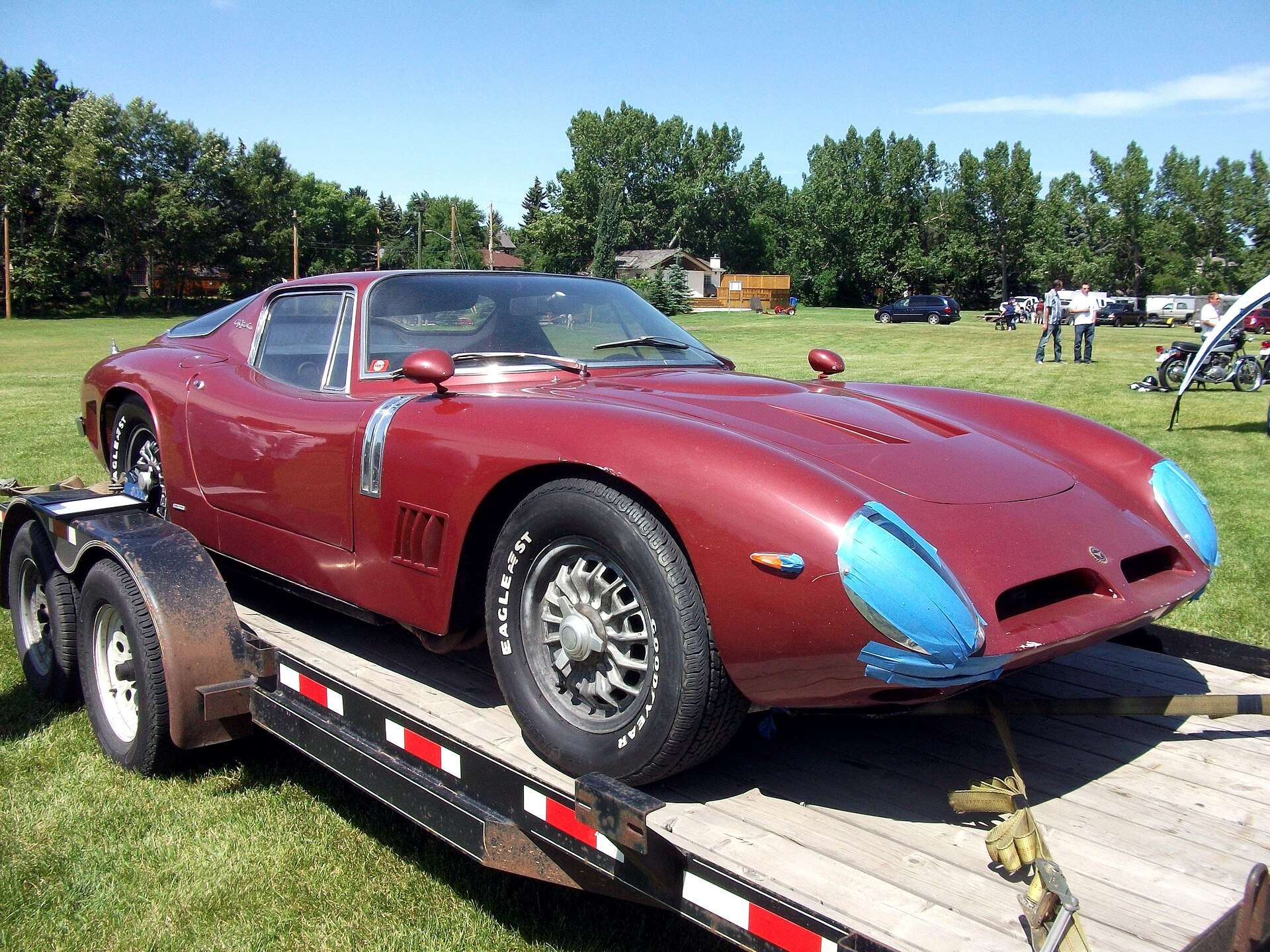 Production 1967 Bizzarrini GT America at a car show