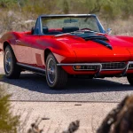 No-Reserve 454-Powered 1967 Chevrolet Corvette Convertible for Sale on Bring a Trailer Red 454-powered 1967 Chevrolet Corvette convertible front three-quarter view, for sale on Bring a Trailer