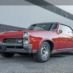 1967 Pontiac GTO front three-quarter view for sale at Henderson Auctions Collector Motor Series