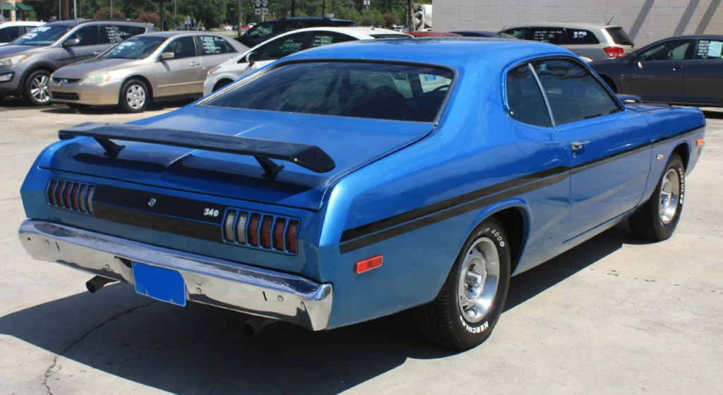 1972 Dodge Dart Demon tribute rear spoiler and new tail lights
