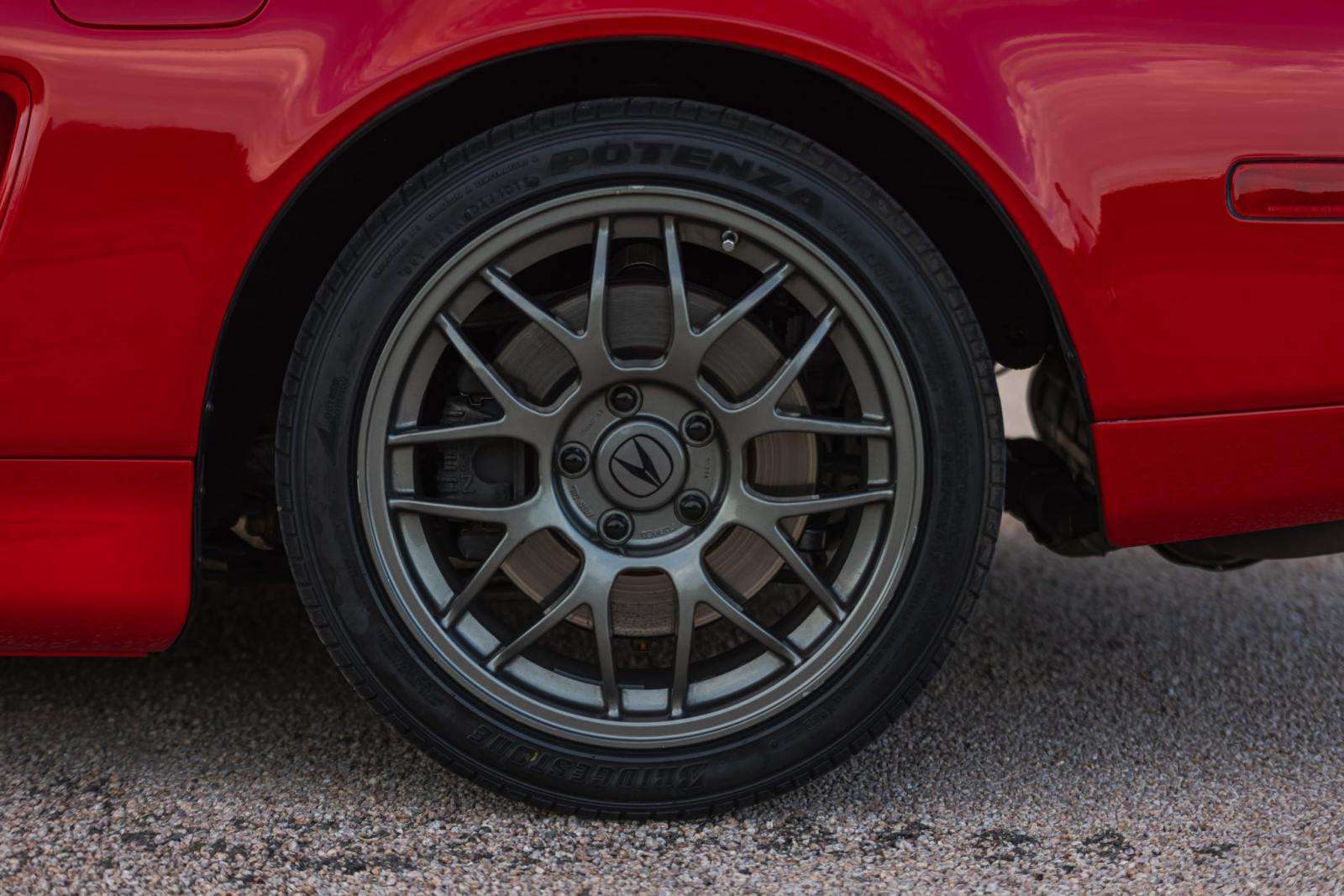 Edition-specific forged BBS wheel on 1999 Acura NSX Zanardi Edition