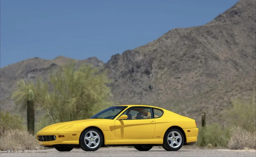 Giallo Modena 2000 Ferrari 456M GT six-speed offered from the Rick Yerick Collection Auction