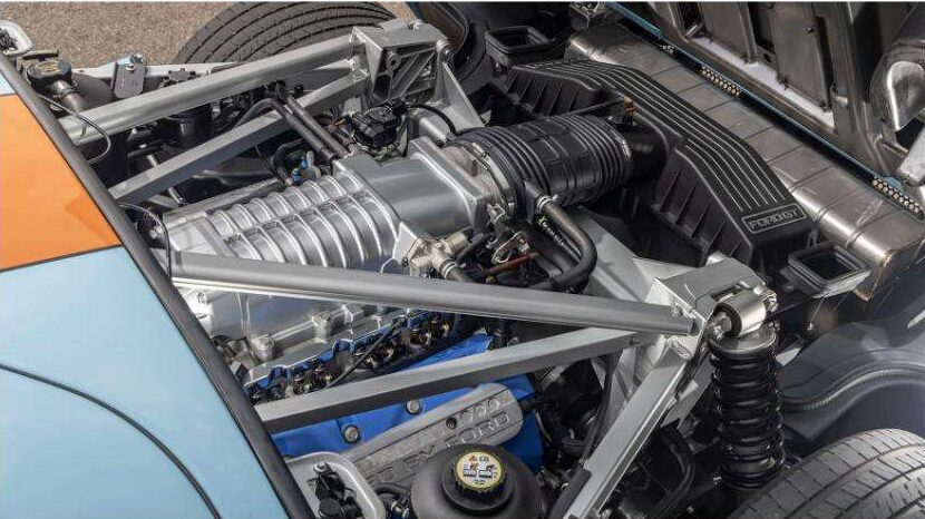 Supercharged 5.4-liter V8 in the 2006 Ford GT Heritage Edition sweepstakes car