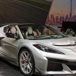 2026 Chevrolet Corvette ZR1X convertible front three-quarter view