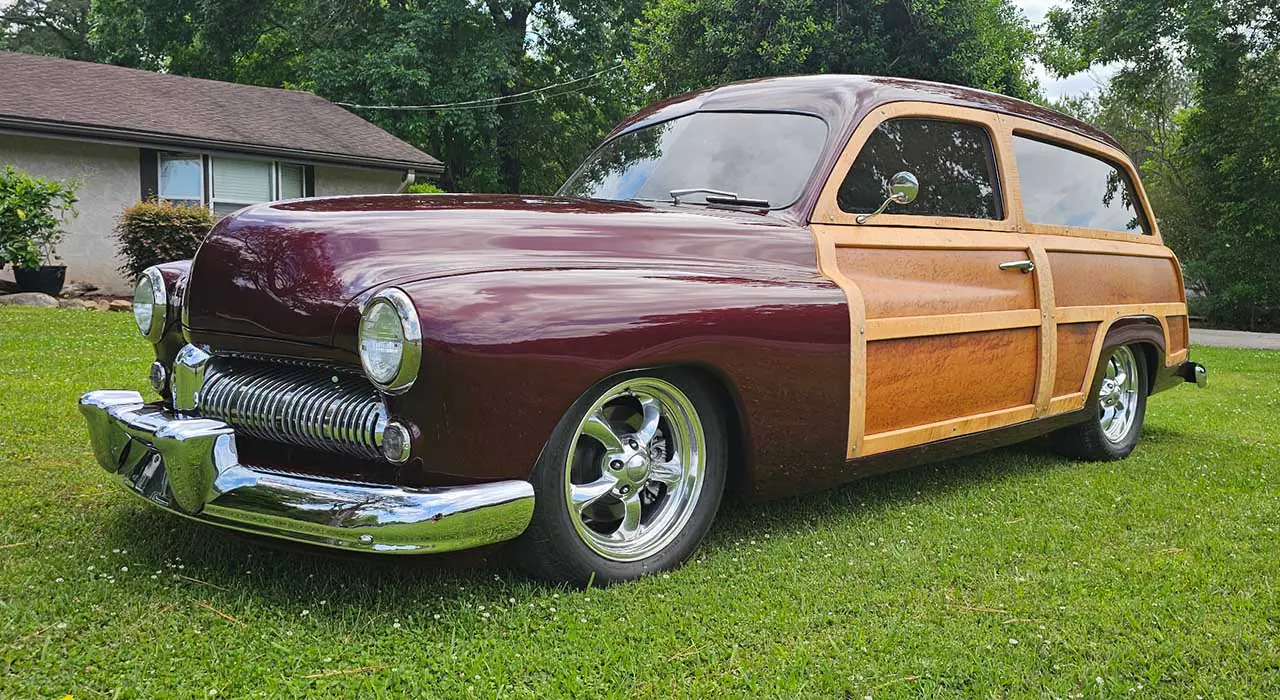 1949 Mercury Woody Wagon Restomod For Sale from Vicari Auction - featured image