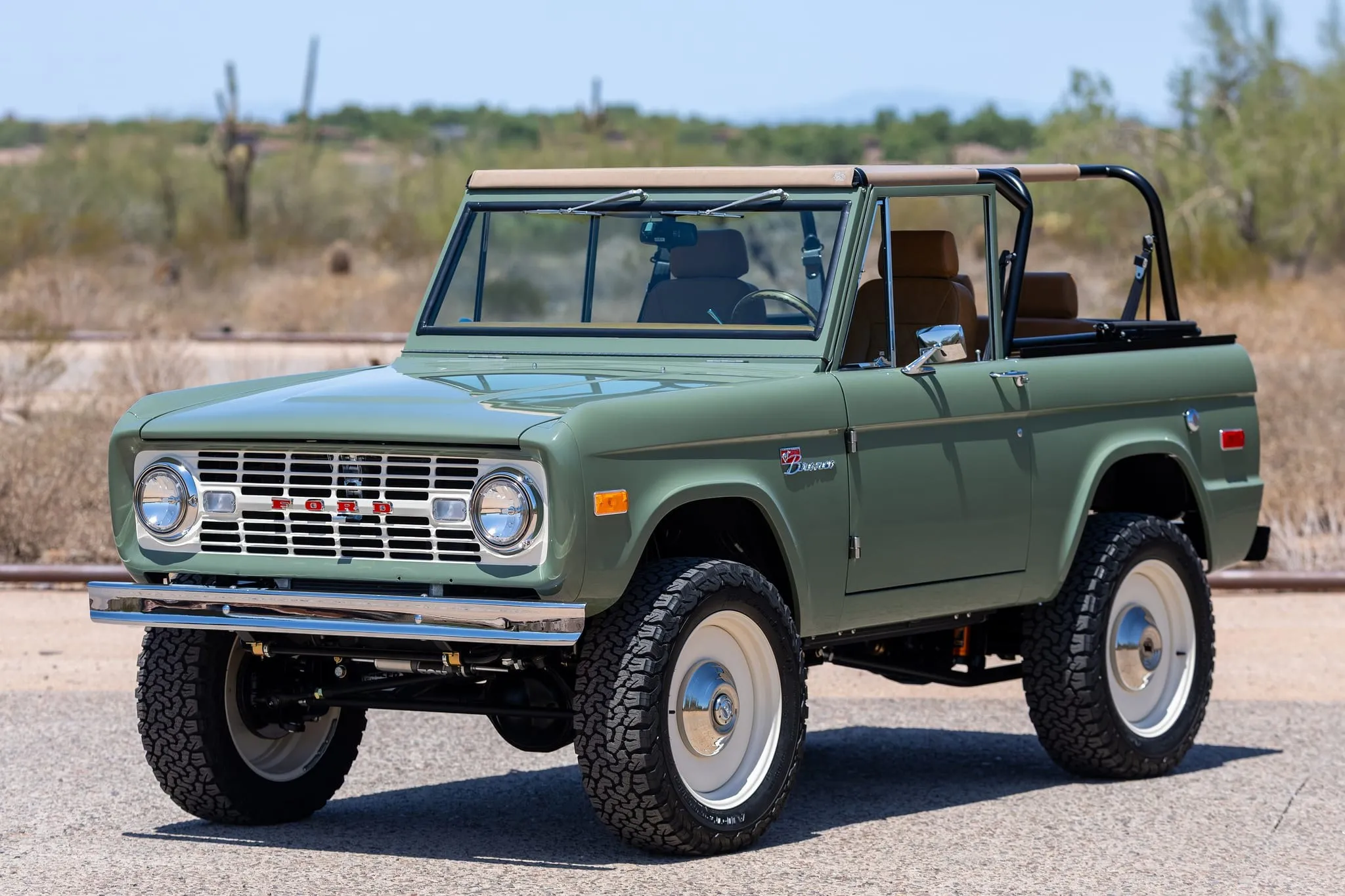Coyote-Powered 1972 Ford Bronco Restomod Is for Sale on Bring a Trailer - featured image