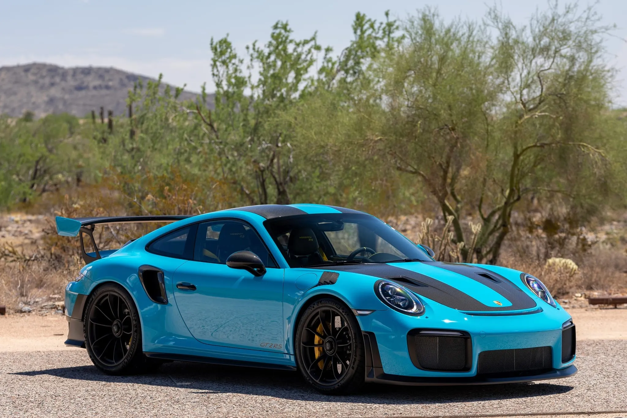 No Reserve: This 9,000-Mile Porsche 911 GT2 RS Weissach Is Up for Bid on Bring a Trailer - featured image