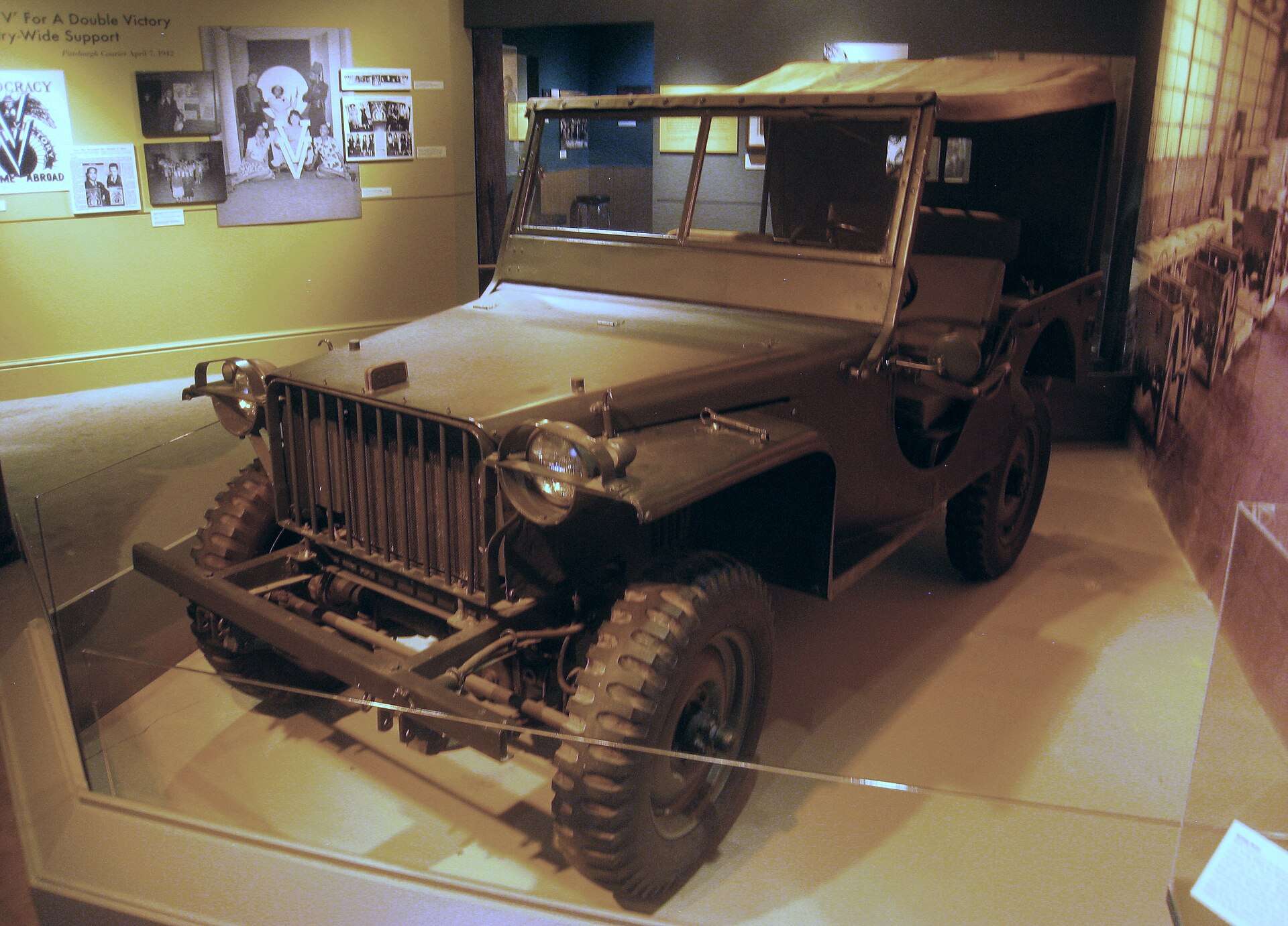 Bantam BRC-40 reconnaissance car on display at the Heinz History Center in Pittsburgh