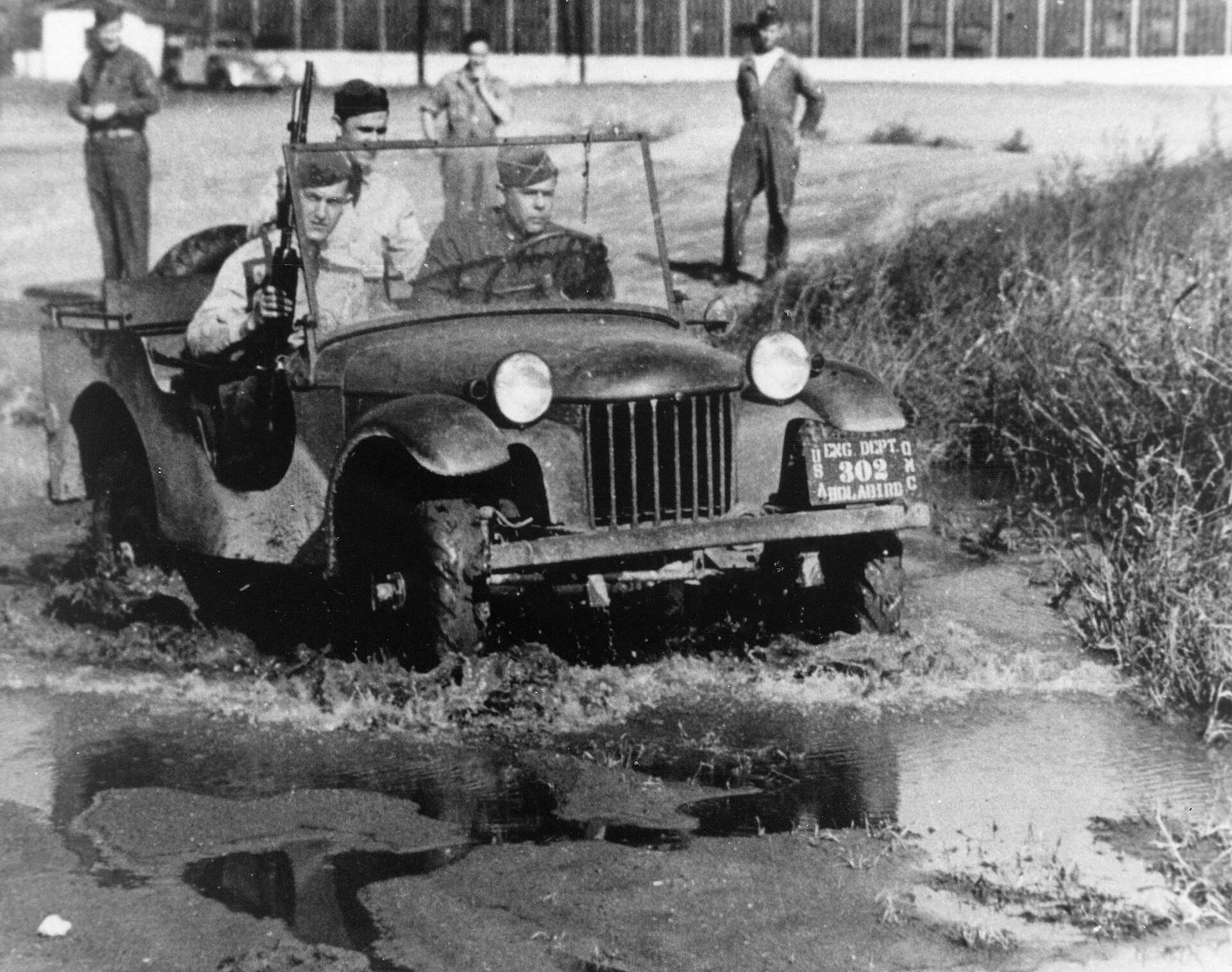 Bantam jeep prototype Blitz Buggy in Army testing at Camp Holabird, September 1940