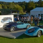 The Record Veyron in Zurich Wasn't Bought for 1,200 Horsepower. It Was Bought for 1937. Bugatti Veyron Grand Sport Vitesse Jean-Pierre Wimille Legend beside the Type 57G Tank
