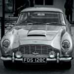 Why This 1962 Aston Martin DB4 Vantage Convertible Is the Series Every Serious Collector Should Study Classic Aston Martin DB-series front three-quarter view in black and white