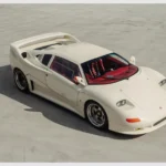 1990 MCA Centenaire, the first of five built, in Ivory White over red leather