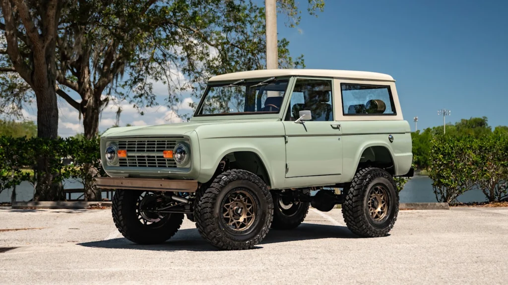 1968 Ford Bronco custom with Coyote V8, sold for $115,500 at Mecum Nashville 2026