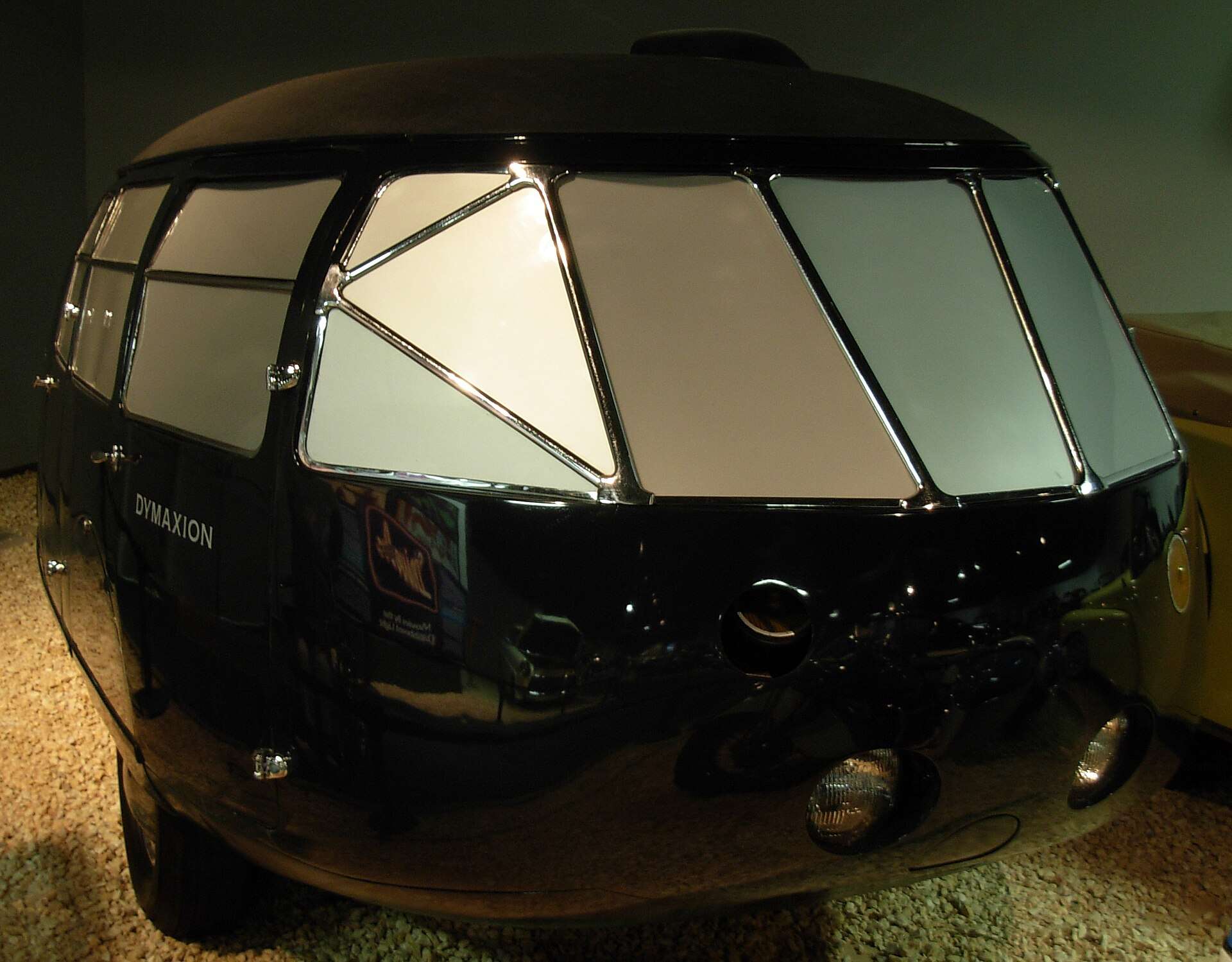 1934 Dymaxion Model 2 4D Transport designed by Buckminster Fuller on display at the National Automobile Museum in Reno