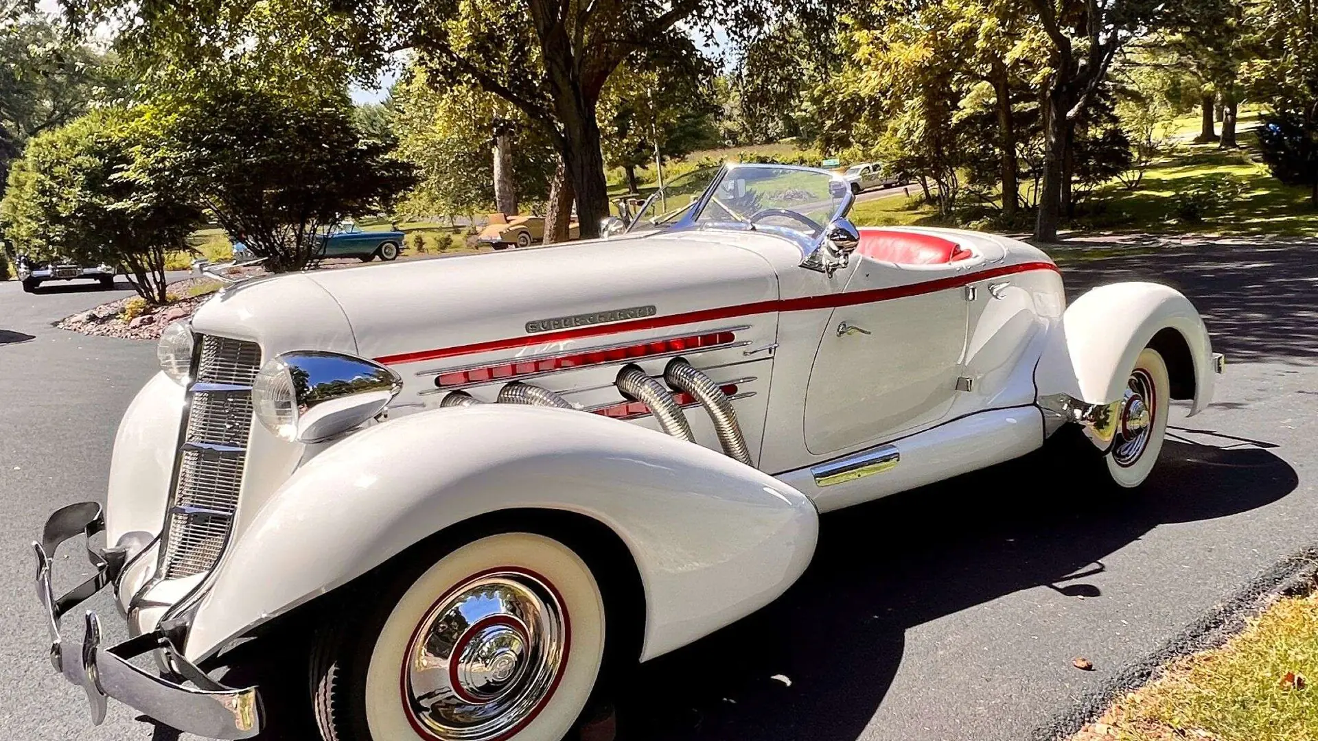Supercharged 1936 Auburn 852 Boattail Speedster For Sale at Aumann Auctions - featured image