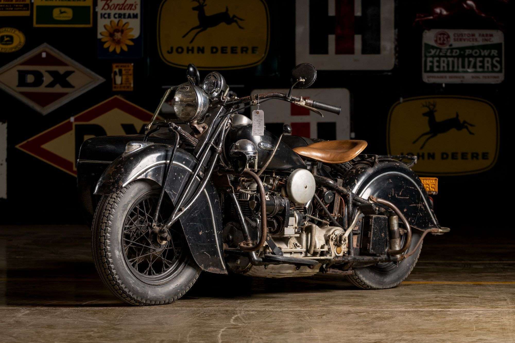 1941 Indian Four motorcycle in original working clothes