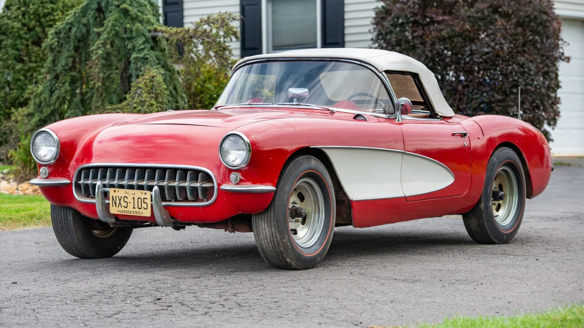 This 1956 Corvette Sat for 50 Years. The Clock Stopped in 1968, Not 1956. - featured image