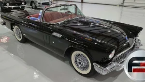 Raven Black 1957 Ford Thunderbird Heads to Freije & Freije Auctioneers - featured image