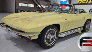 Freije & Freije Auctioneers Offers a Sunfire Yellow 1965 Corvette Convertible Bought From Its 44-Year Owner - featured image