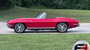 Freije & Freije Auctioneers Offers an Original Red 1966 Corvette Convertible With 300-HP 327 Power - featured image