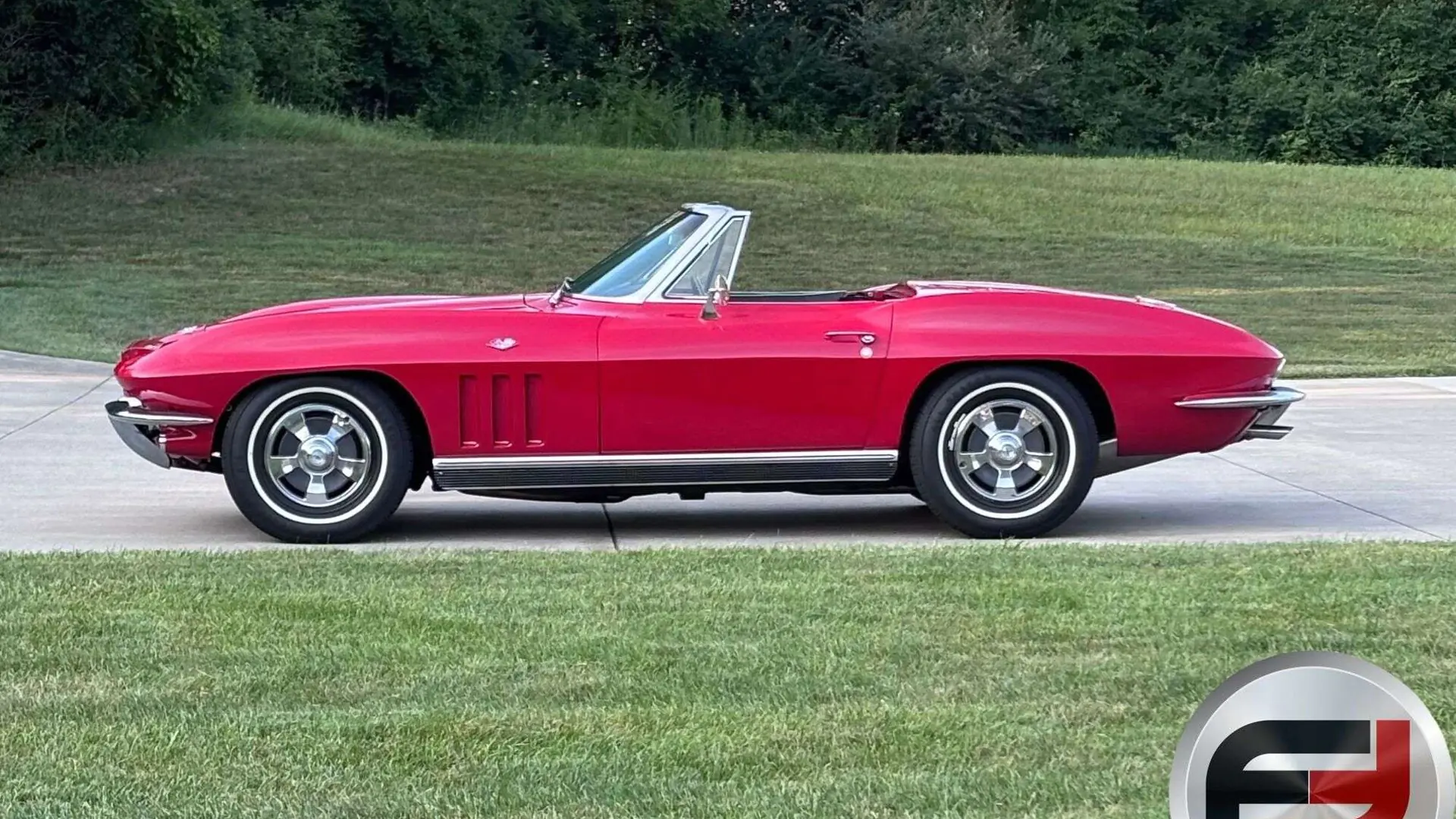 Freije & Freije Auctioneers Offers an Original Red 1966 Corvette Convertible With 300-HP 327 Power - featured image